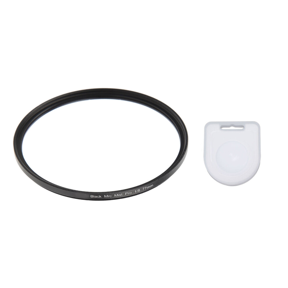 (77Mm) Mist Filter 1/8 Soft 49Mm For Video Vlog Photography Black/Light 643505113969
