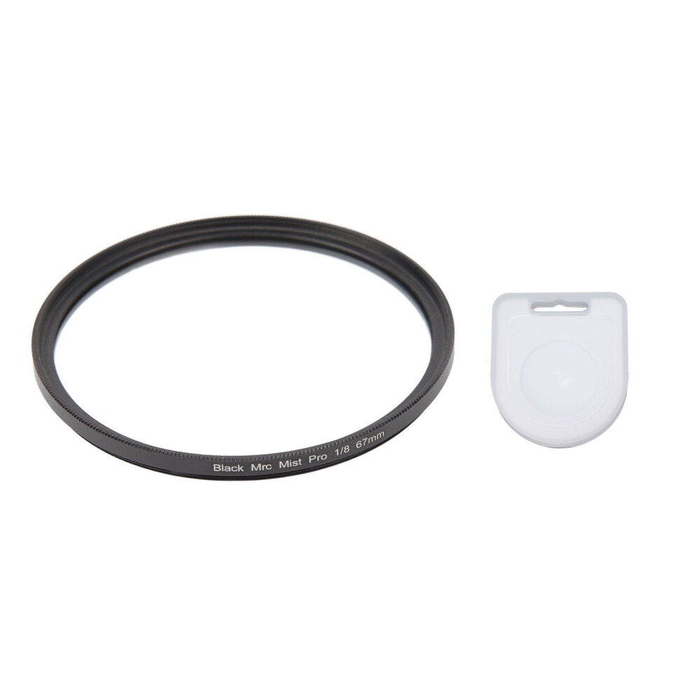 (67Mm) Mist Filter 1/8 Soft 49Mm For Video Vlog Photography Black/Light 643505114119