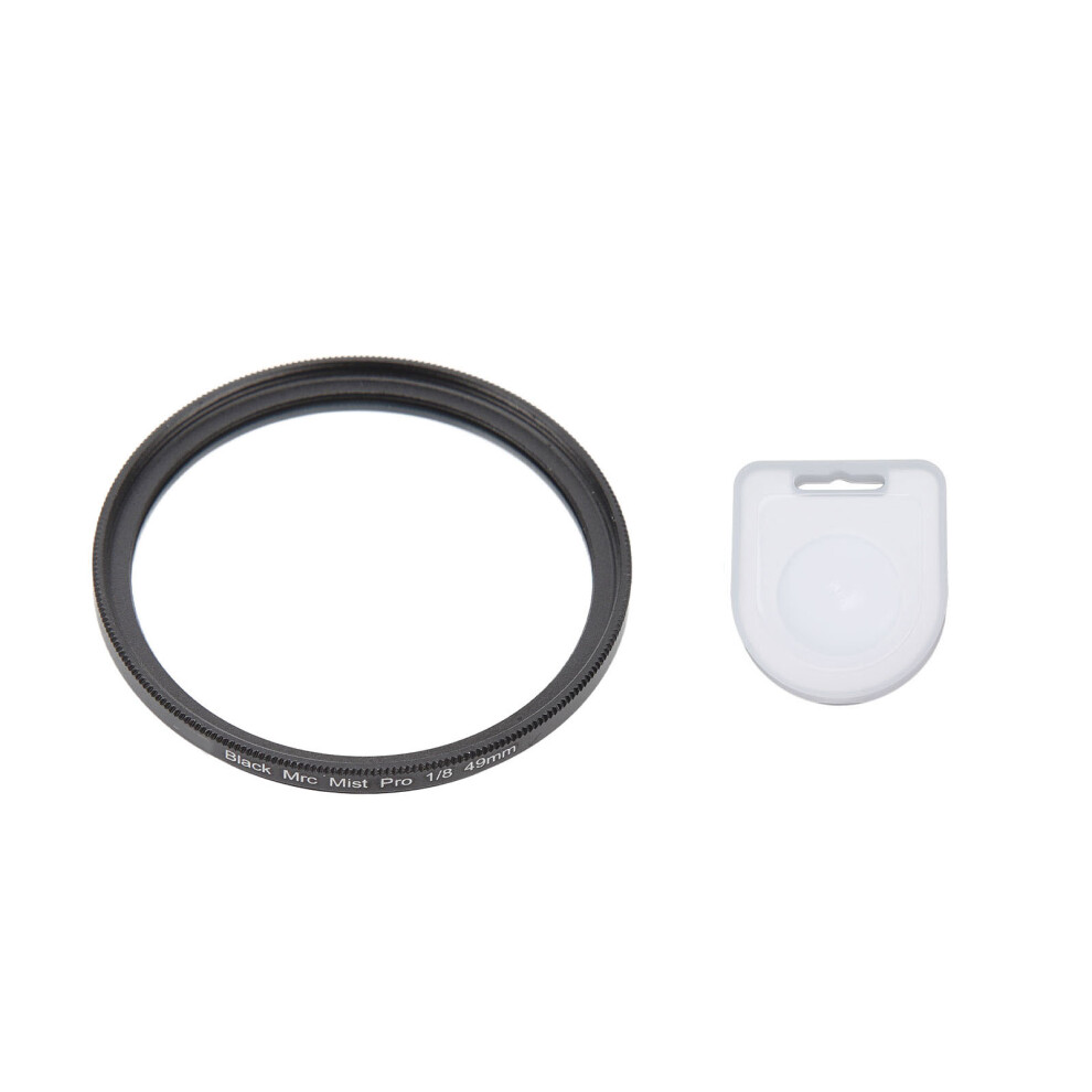 (49Mm) Mist Filter 1/8 Soft 49Mm For Video Vlog Photography Black/Light 643505113938