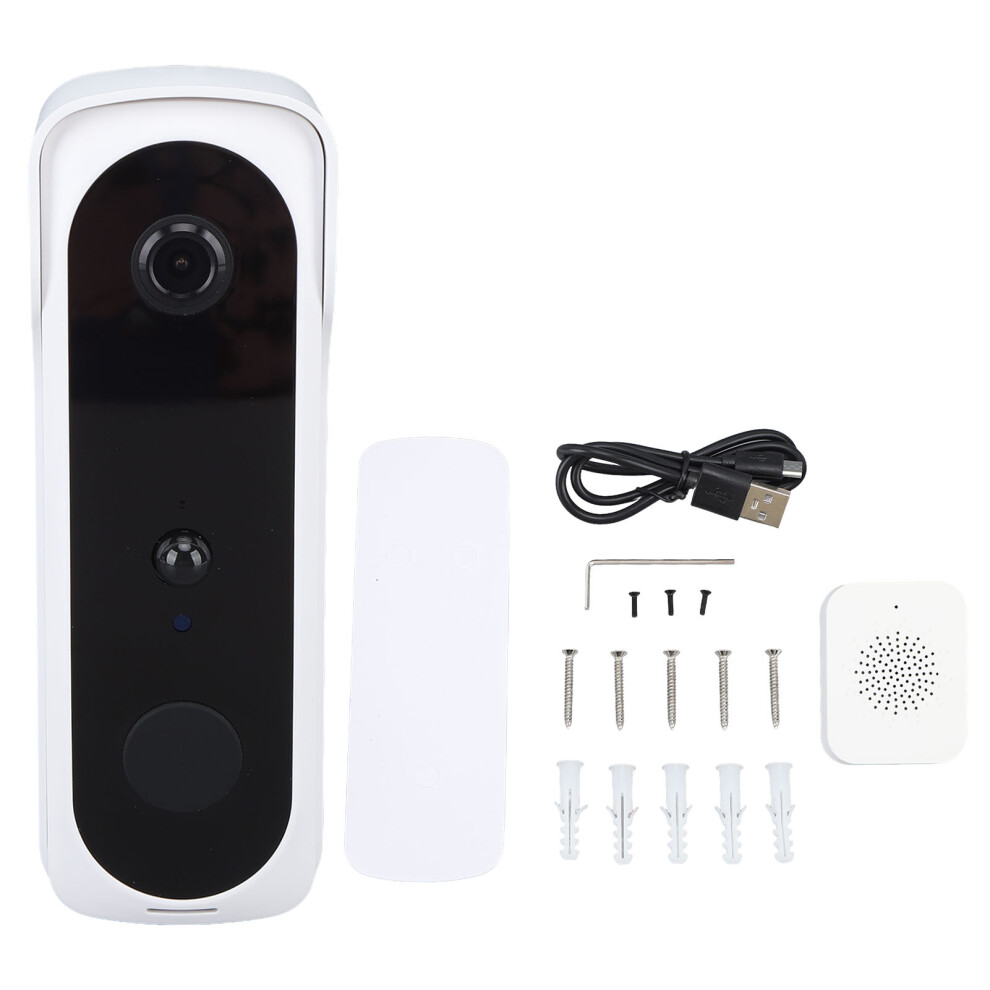 Doorbell Camera Pir Human Detection Battery Powered Wifi For Tuya App 643505110944