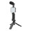 LED Video Light Kit: Fill Light, Phone Clip, Tripod, Mic 6500K 4