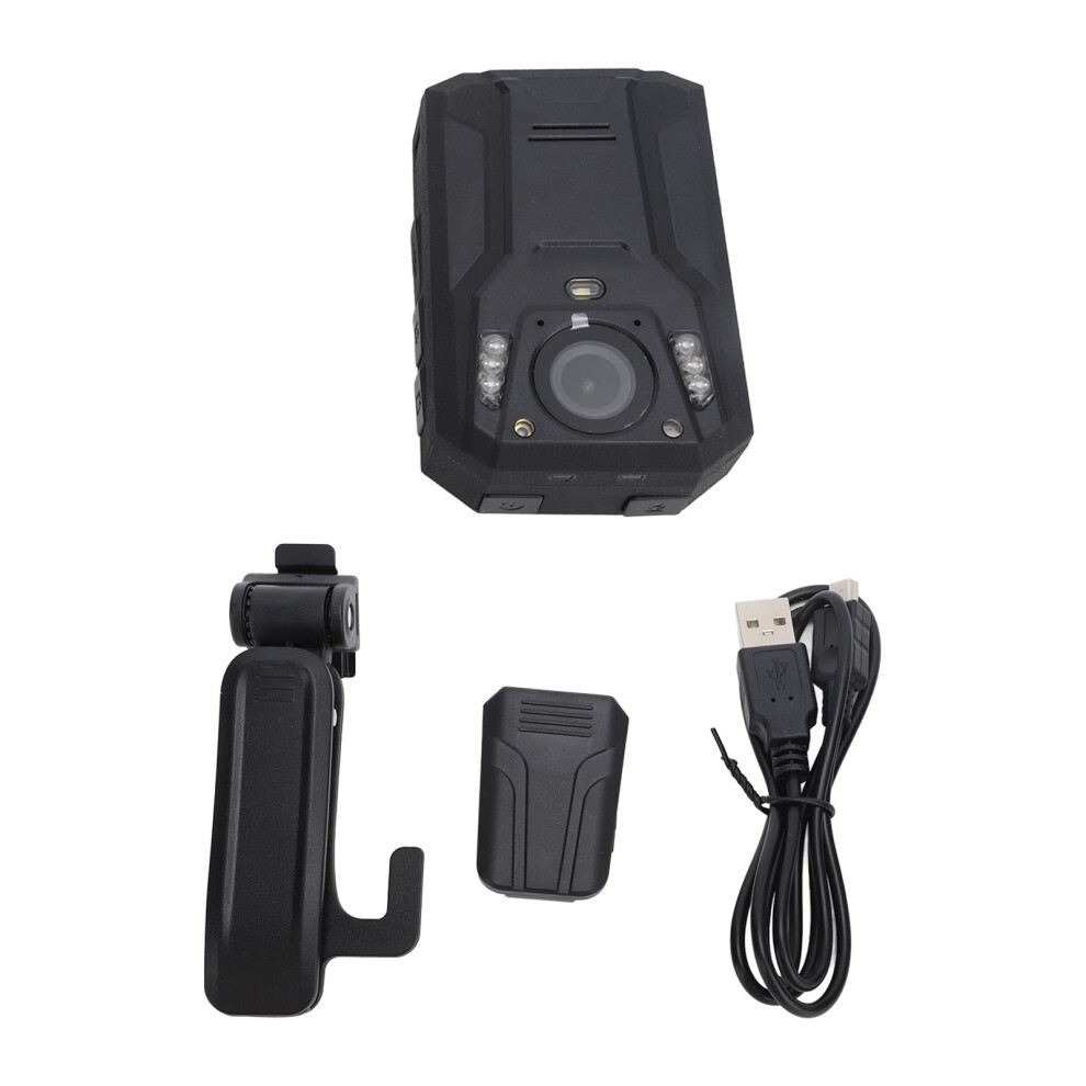 (64Gb) 2K Wearable Camera 2In Screen Night Vision Ip65 Waterproof Back Clip 643505104899