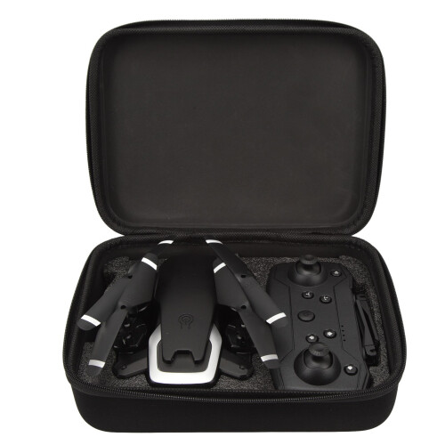 Foldable Drone Dual Camera Wifi Remote Control Black