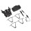 Foldable Drone Dual Camera Wifi Remote Control Black 3