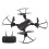 Foldable Drone Dual Camera Wifi Remote Control Black 5