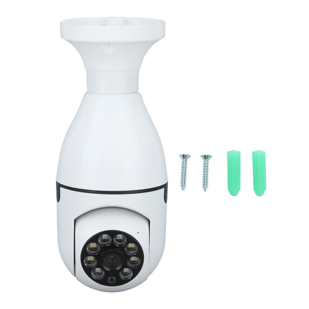 1080P Wireless Wifi Bulb Camera E27 Motion Detection 2 Way Audio 643505116427