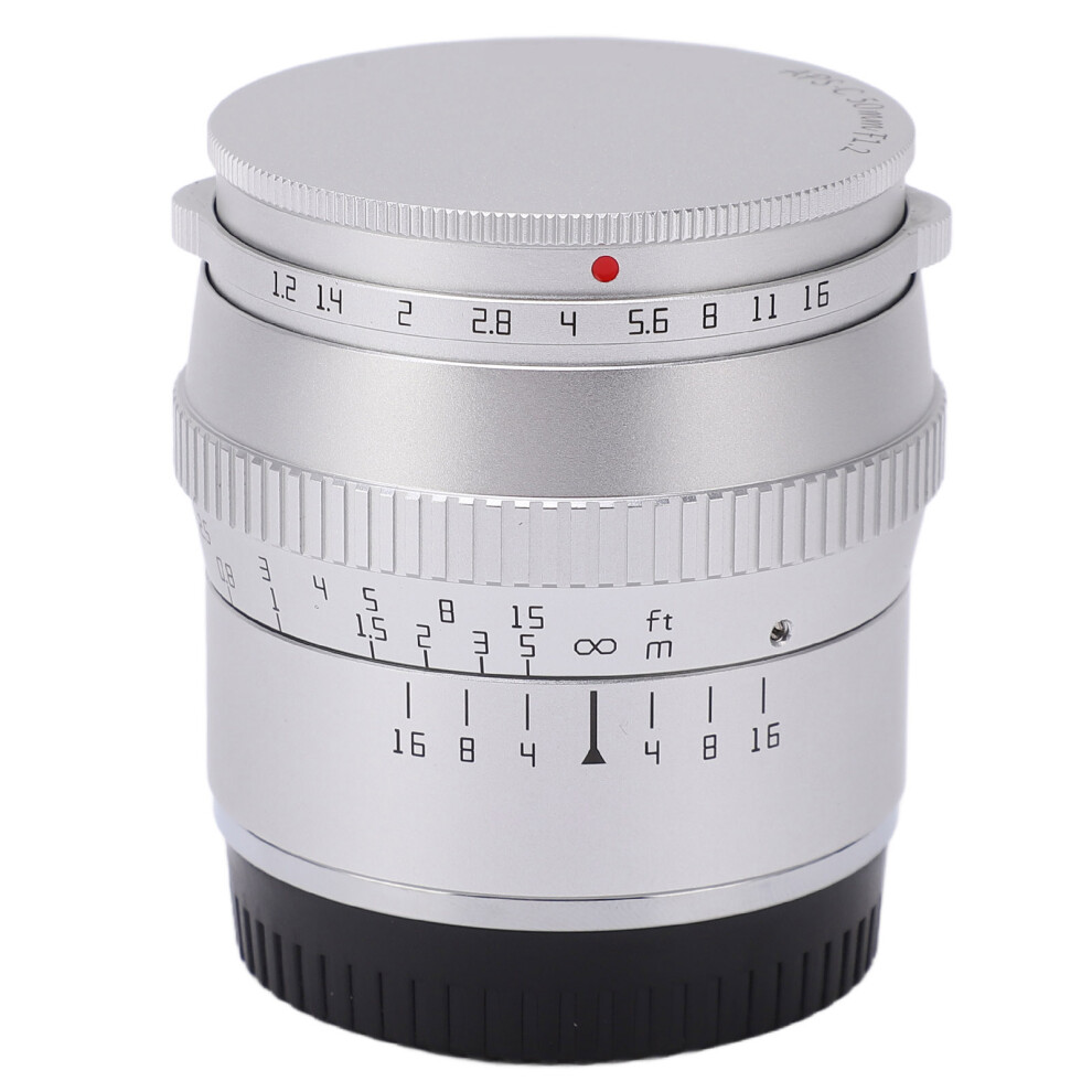 Ttartisan 50Mm F1.2 Lens For Fujifilm Silver 643505130744