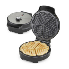 Geepas Waffle Maker Nonstick 5 Heart Belgian Waffle Iron Machine 1000W