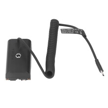 Dummy Battery Type C to NP F970 F750 F570 F550 Charging Cable