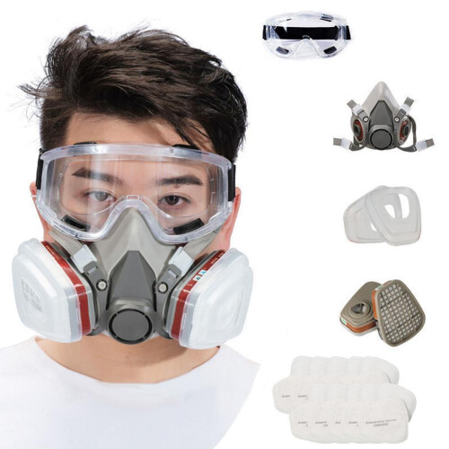 Halbgesichtsmaske 6200 mit Schutzbrille