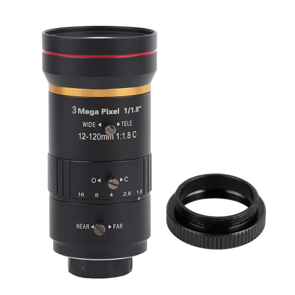 3Mp 12-120Mm Focal Cctv Hd Manual Lens Surveillance 604725101600