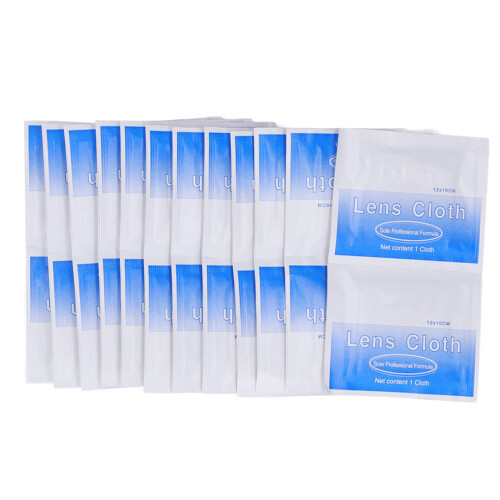 48pcs Lens Cleaning Wipes Disposable Screen Eyeglasses Camera