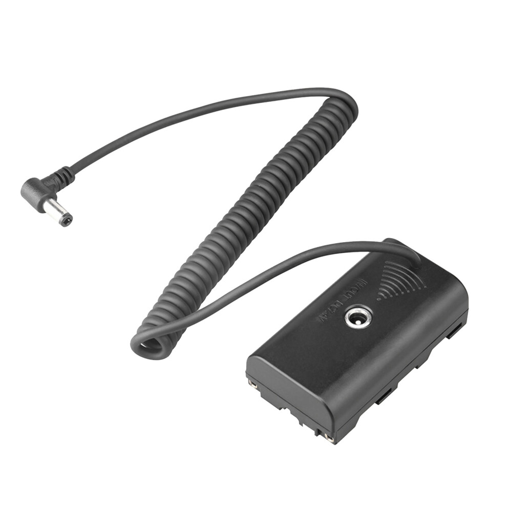 Np F550 Dummy Battery With Coiled Cable And Dc Port 643505999686