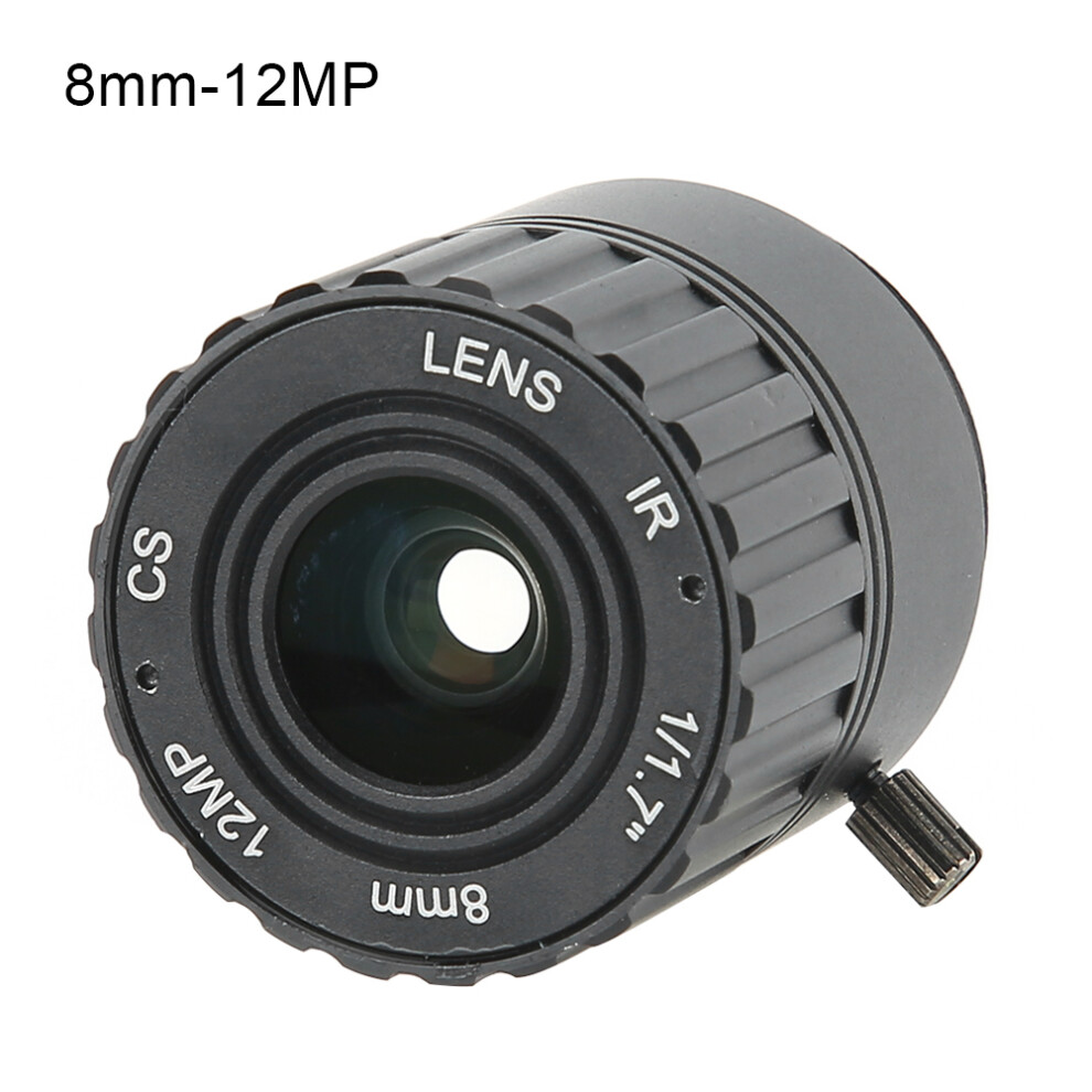 8Mm 12Mp Hd F1.2 1/2.5 Cs Mount Fixed Cctv Lens 604725101280