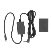 LP E12 Dummy Battery Type C Adapter for M50/M200/M50 II/M100/M10/M/M2
