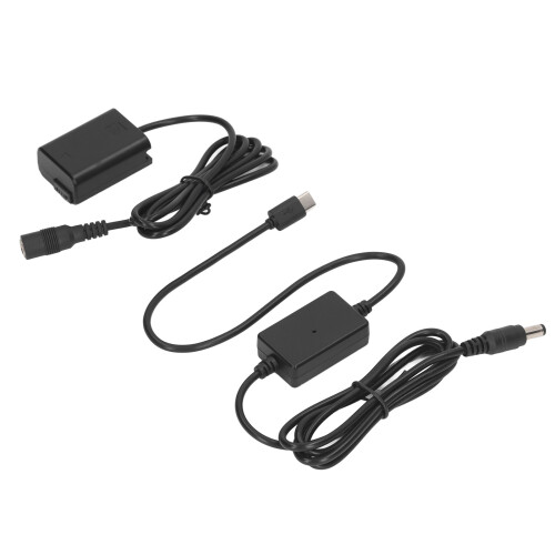 NP FW50 Dummy Battery Kit with Type C Adapter DC Coupler for A7 Series 2