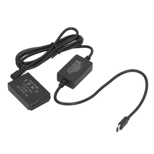 LP E12 Dummy Battery Type C Adapter for M50/M200/M50 II/M100/M10/M/M2 1