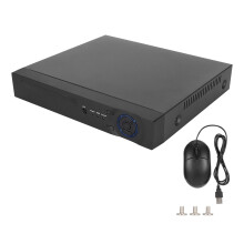 (UK Plug) 6-in-1 Coaxial NVR Video Recorder AHD/TVI/CVI/CVBS/IP 110-240V