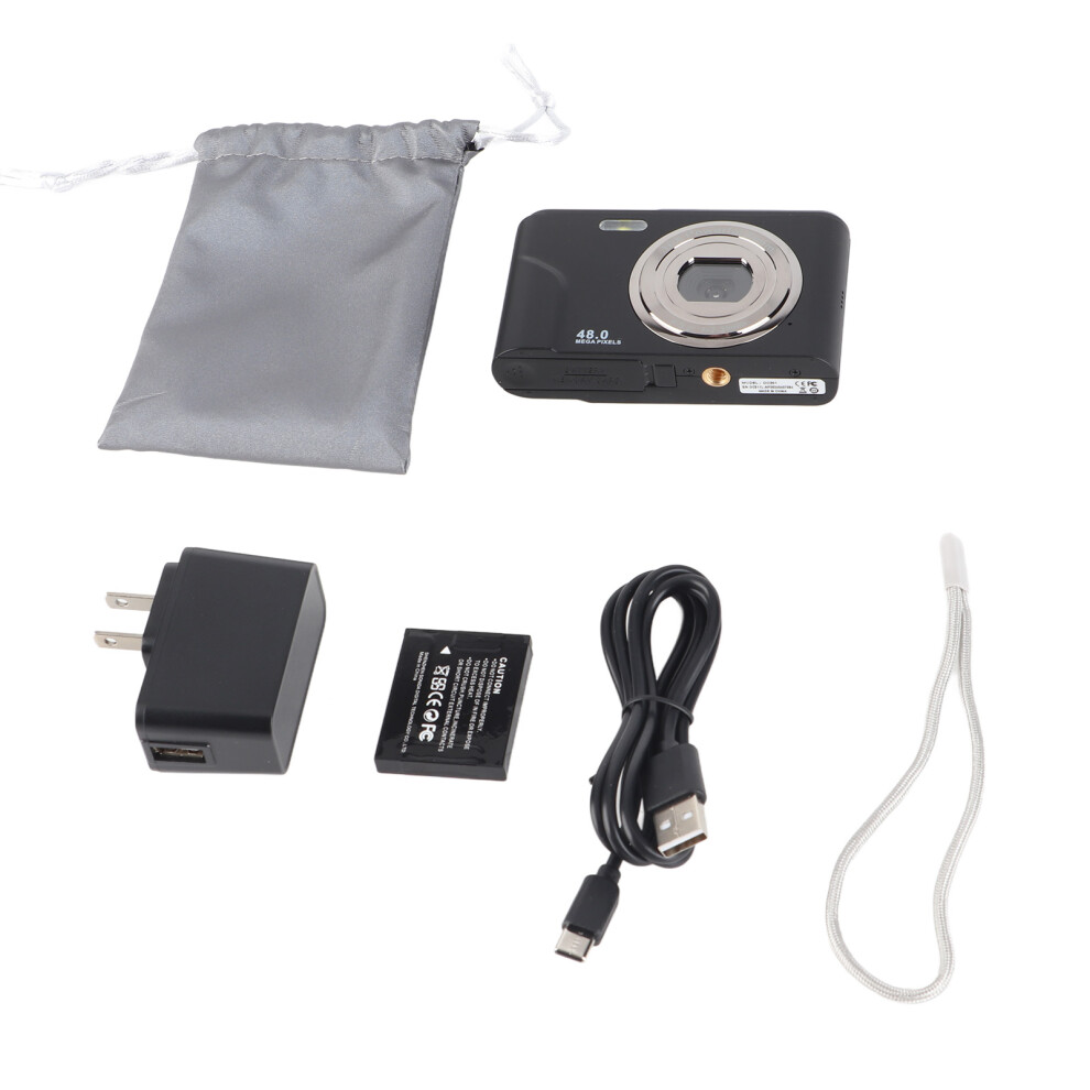 (Star ) Digital Camera 48Mp 16X Zoom 1080P Hd 2.4 Inch Ips Display Black 643505117165