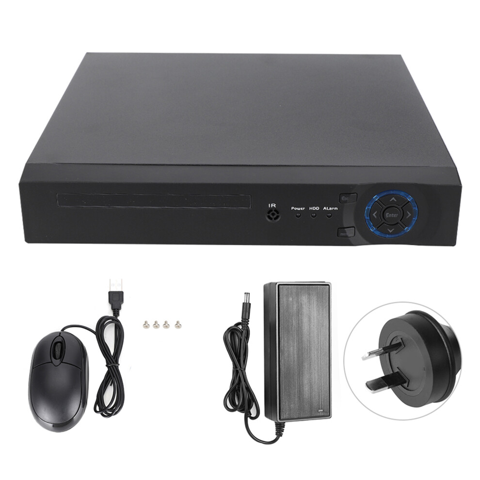 (Au Plug) 8Ch 1080P Hd Poe Nvr H.265 Net Harddisk Video Recorder For Onvif 604725158512