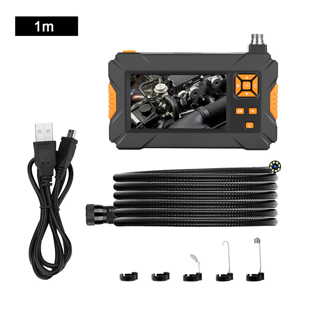 (1M/3.3Ft Cable) 4.3In P30 1080P 70 Pipe Inspection Camera Ip67 Waterproof 3M Cable 604725159441