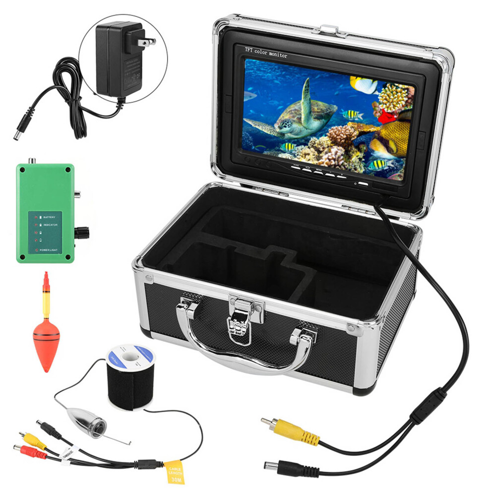 (Us Plug) 164Ft 1000 Tvl 480P Underwater Fishing Camera 6Led Ip68 White/Light 604725160287