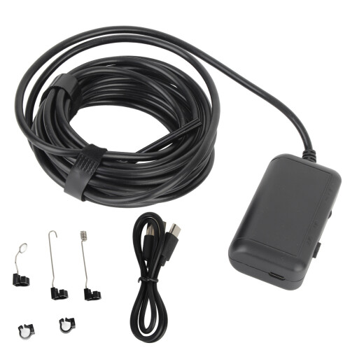 (2m/6.6ft Cable) 0.2in 5MP IP67 WiFi Endoscope 5m Cable