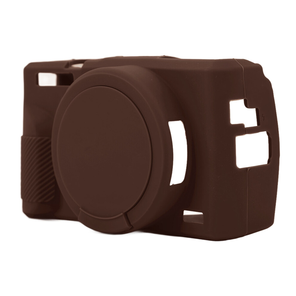 (Coffee) Digital Camera Skin Cover Silicone Anti-Fingerprint For G7x3 Green 643505001402