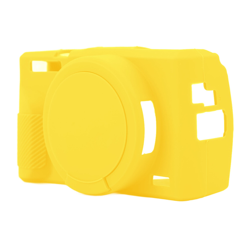 () Digital Camera Skin Cover Silicone Anti-Fingerprint For G7x3 Yellow/Green 643505001419