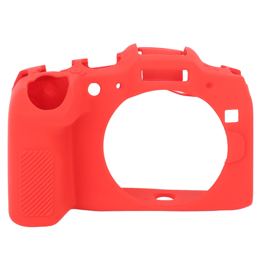(Red) Silicone Camera Case Anti Scratch For R8 Camouflage Red 643505001495