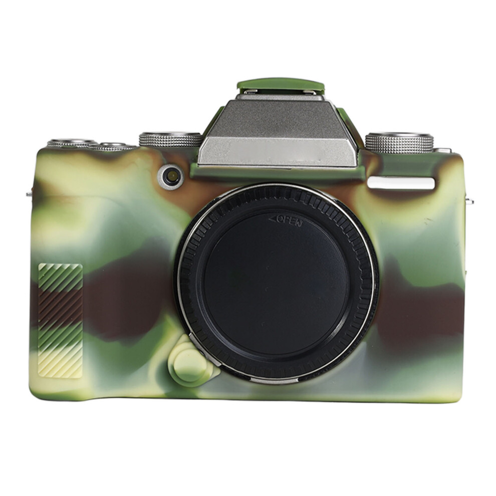 (Camouflage) Silicone Protective Case Anti-Scratch For Fujifilm Xt200 Black 643505001648