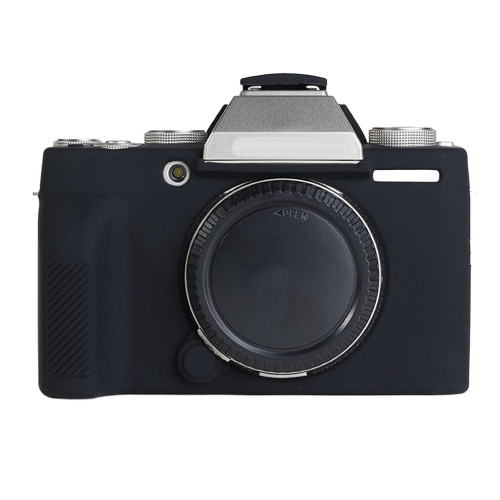 (Black) Silicone Protective Case Anti-Scratch For Fujifilm Xt200 Black 643505001617