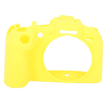 (Yellow) Camera Hood Case Anti Scratch Soft Silicone Protective Cover RP Red