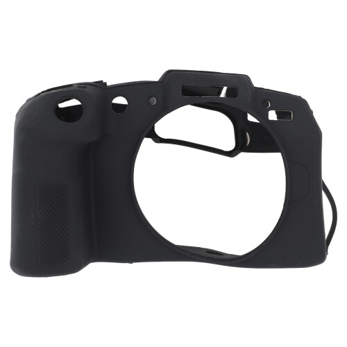 (Black) Camera Hood Case Anti Scratch Soft Silicone Protective Cover RP Red