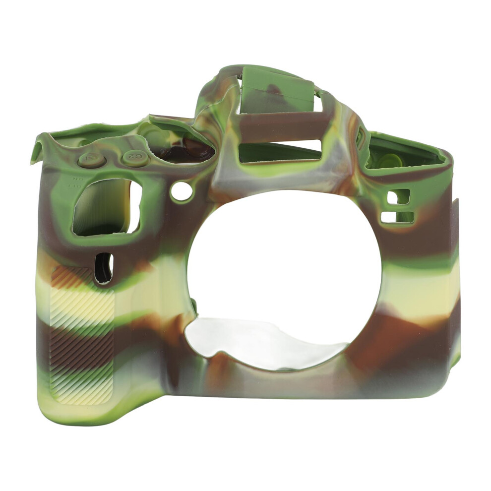 (Camouflage) Silicone Camera Case For A9ii A7r4 Anti Slip Shockproof Black 643505001990