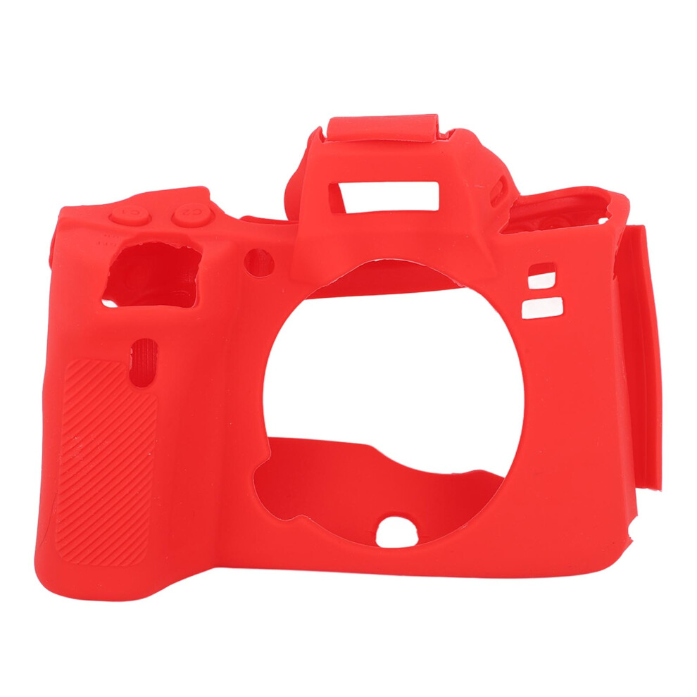 () Silicone Camera Case For A9ii A7r4 Anti Slip Shockproof Red/Black 643505001976