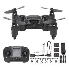 (Black) Mini Drone 360 Flip 4K HD 2.4GHz Remote Control Yellow