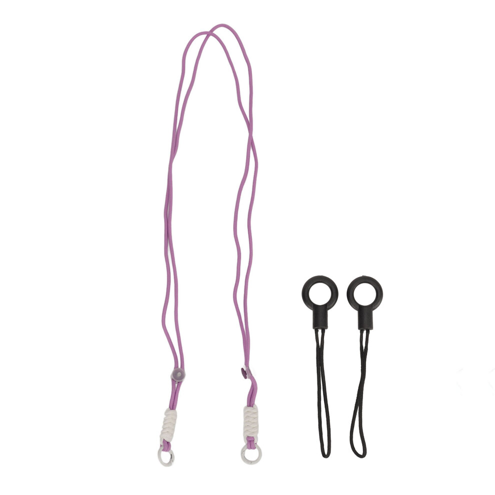 ( Purple) Braided Camera Strap 120Cm Polyester Universal Pink Light/Purple 643505000238