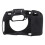 (Black) Camera Hood Case Anti Scratch Soft Silicone Protective Cover RP Red 3