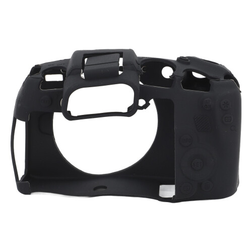 (Black) Camera Hood Case Anti Scratch Soft Silicone Protective Cover RP Red 2
