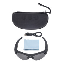 Sunglasses Camera 1920x1080 Micro USB 600mAh Non Slip Video Glasses
