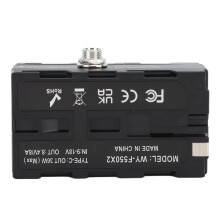 Dummy Battery NP F970 F750 F570 F550 for DCRVX2100 Atomos V Monitor