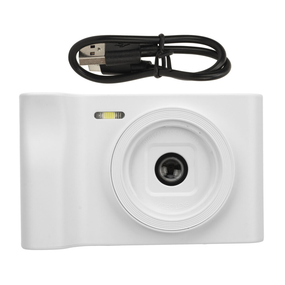 (White) 2.8In Hd 1080P Digital Camera 8X Zoom 20Mp Vlogging Portable Camera White 643505102949