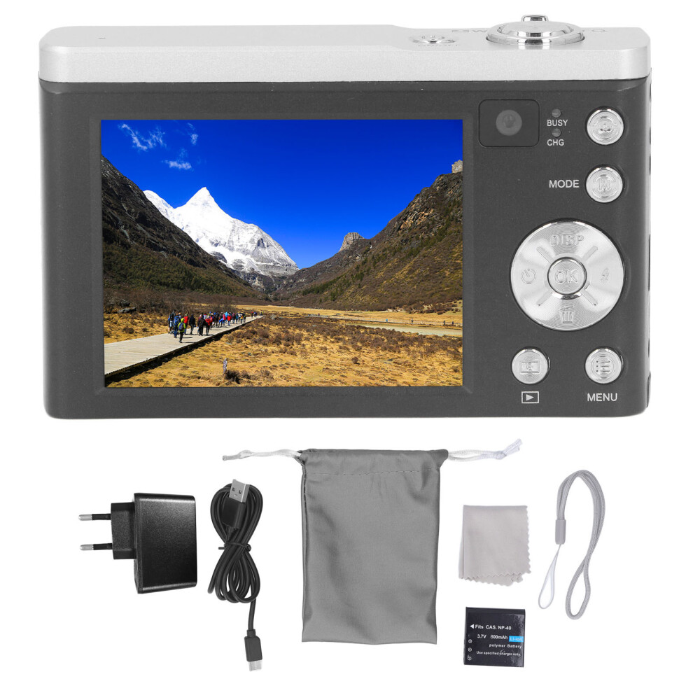 (Eu Plug) 44Mp Digital Camera 2.8In Ips Touch 5K Dual Lens 5X Zoom Autofocus 643505097818