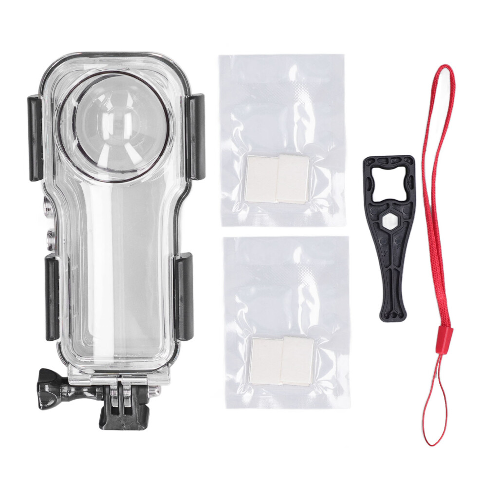 Action Camera Stainless Steel 40M Underwater Housing Insta360 One Rs 643505123319