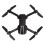 Foldable Mini RC Drone ABS USB Charging 4K Dual HD Camera Black 3