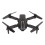 Foldable Mini RC Drone ABS USB Charging 4K Dual HD Camera Black 2