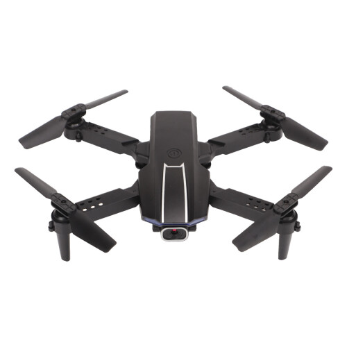 Foldable Mini RC Drone ABS USB Charging 4K Dual HD Camera Black 1