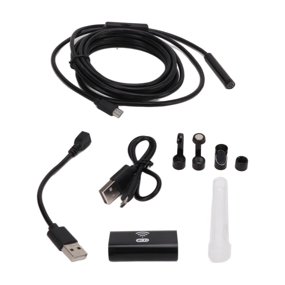 (3.5M/11.48Ft Cable) 8Mm Wifi Industrial Endoscope 1200P Hd Lens Ip68 Waterproof Led 3.5M 604725140340