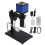 (US Plug) 37MP Mikroskop-Kamera-Set 2K USB 150X C-Mount 1